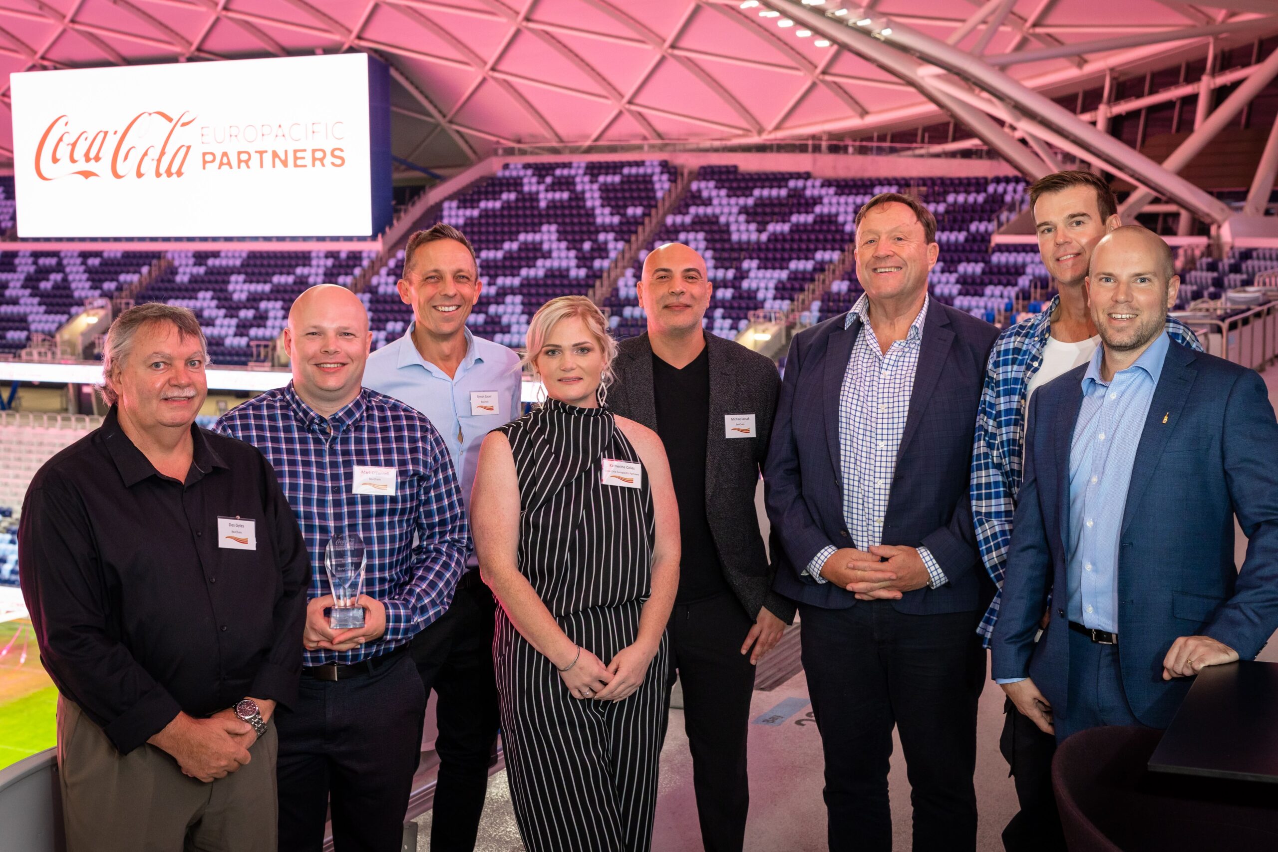 Award-winning partnership with Coca Cola Europacific Partners