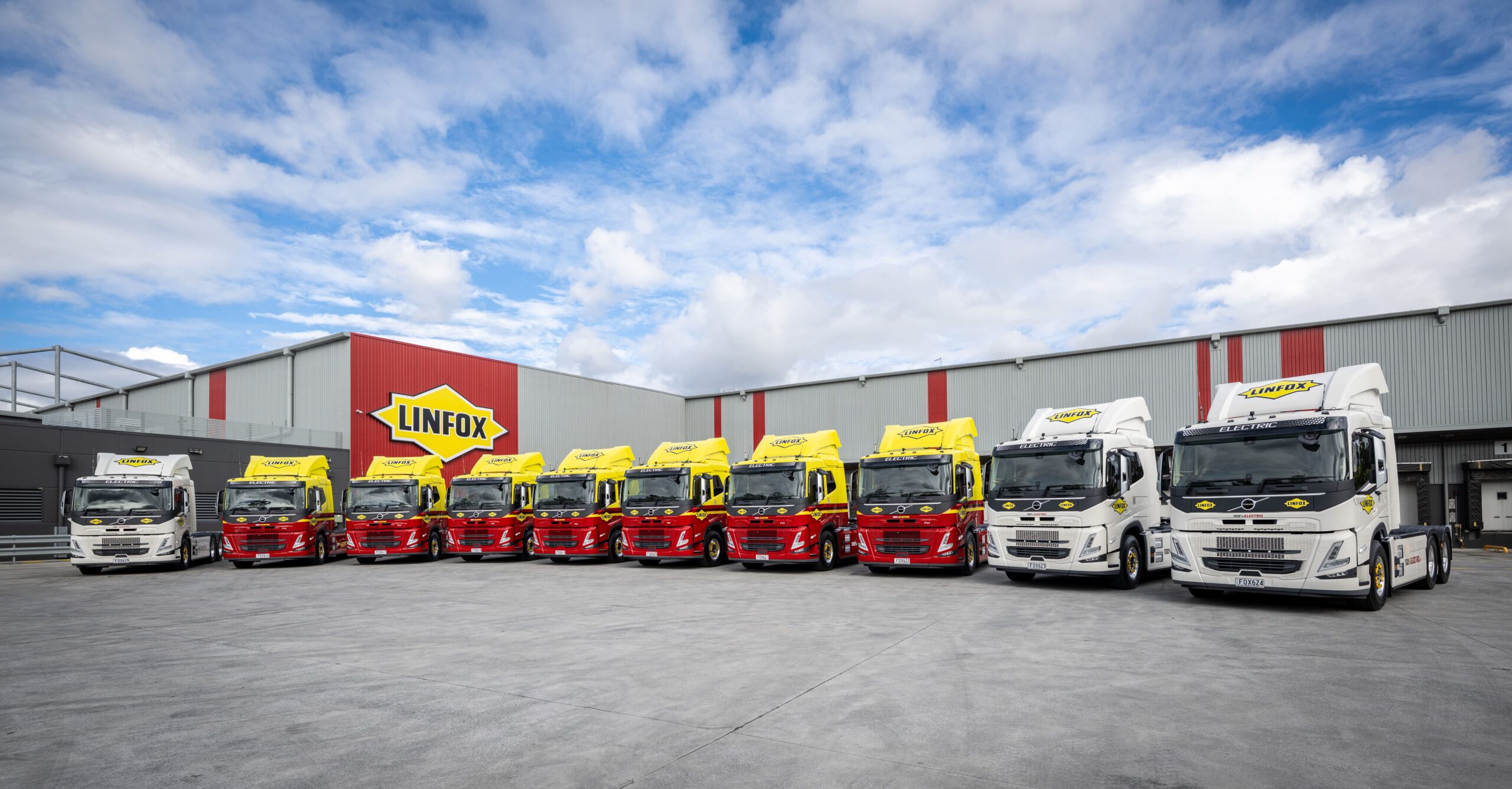 Linfox receives landmark Australian order of electric prime movers